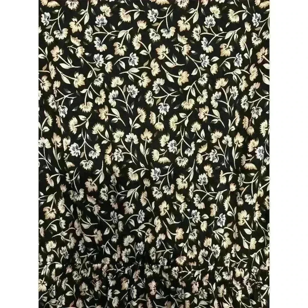 Lascana Women's Floral Print Midi Dress Size 6 Long Sleeve Multicolor - Picture 7 of 13